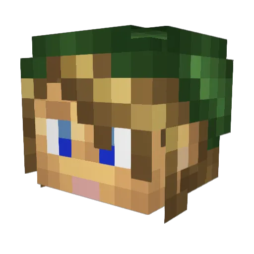 KillerPollo016 Minecraft avatar head, 3D render