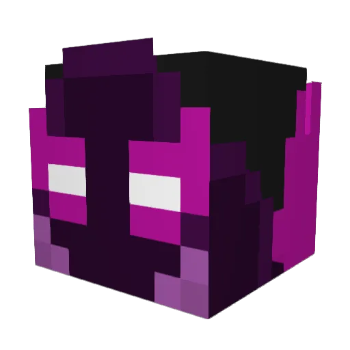 KillerQezz Minecraft avatar head, 3D render