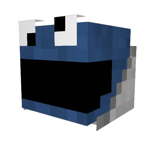 KillerSamos Minecraft avatar head, 3D render