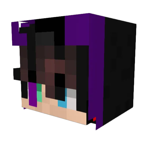 KillerTrack Minecraft avatar head, 3D render