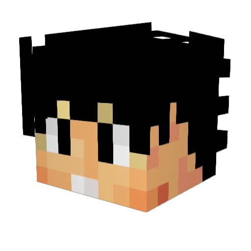 KillerTrint Minecraft avatar head, 3D render