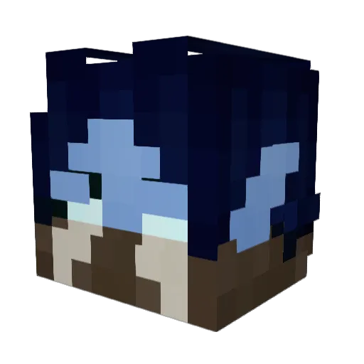 KillerTxi Minecraft avatar head, 3D render