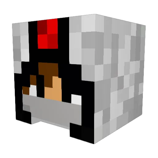 KillerZMuzziK Minecraft avatar head, 3D render