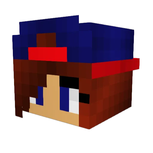 Killer_Lover Minecraft avatar head, 3D render