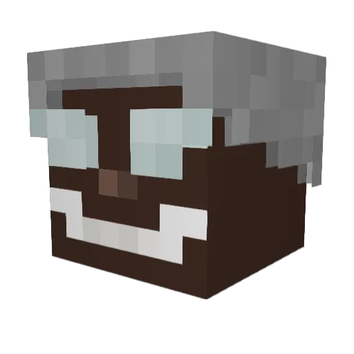 Killer_Meme Minecraft avatar head, 3D render
