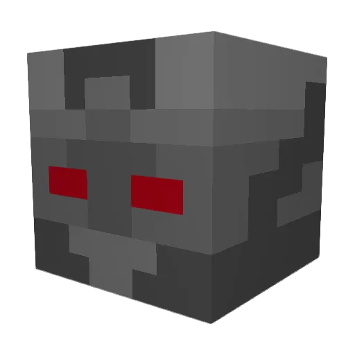 Killer_Robot_11 Minecraft avatar head, 3D render