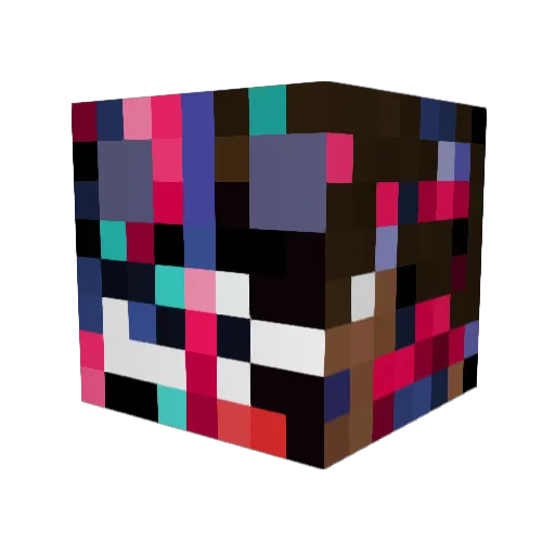 Killer_Wolf_13 Minecraft avatar head, 3D render