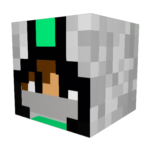 Killer_Yannick Minecraft avatar head, 3D render