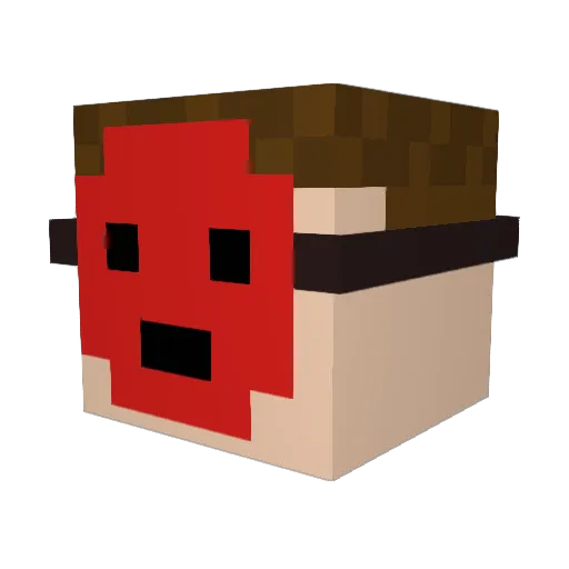Killer_bee_9000 Minecraft avatar head, 3D render
