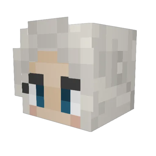 Killercrafter08 Minecraft avatar head, 3D render
