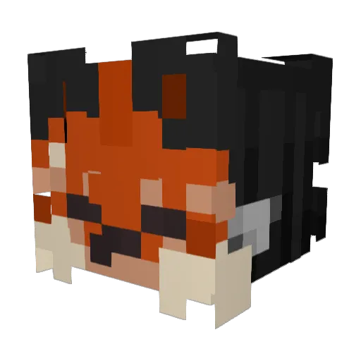 Killerfox002 Minecraft avatar head, 3D render