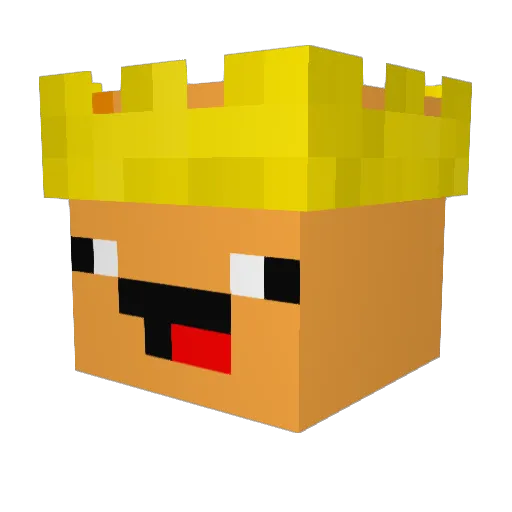 Killerfrog3000 Minecraft avatar head, 3D render