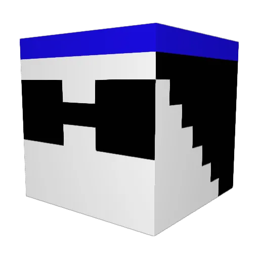 Killerhai13 Minecraft avatar head, 3D render