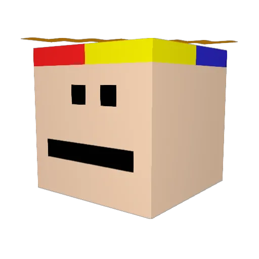 Killering458 Minecraft avatar head, 3D render