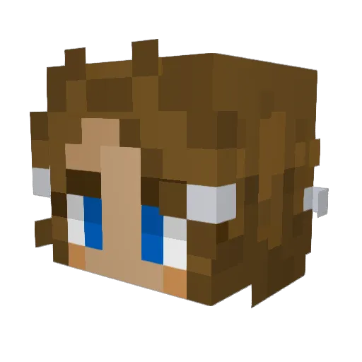 KillerjJal Minecraft avatar head, 3D render
