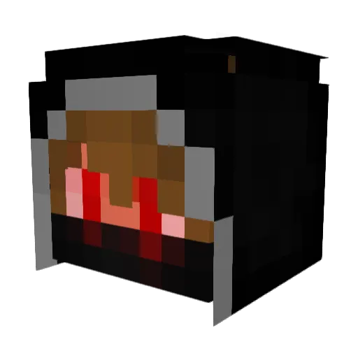 Killermaths Minecraft avatar head, 3D render