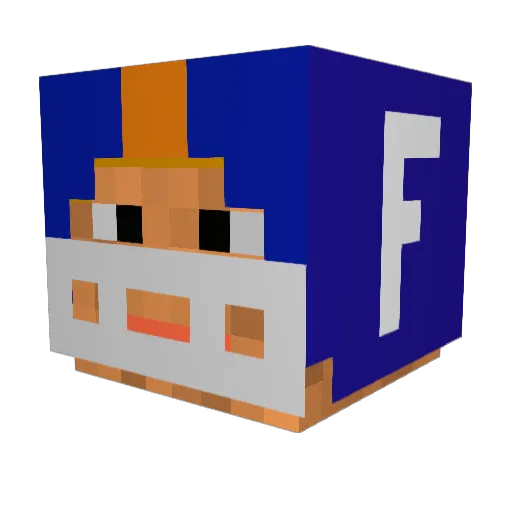 KillerofKings Minecraft avatar head, 3D render
