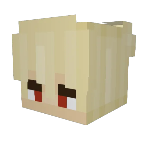 Killerphoenix98 Minecraft avatar head, 3D render