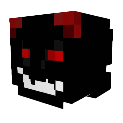 Killerrrr Minecraft avatar head, 3D render