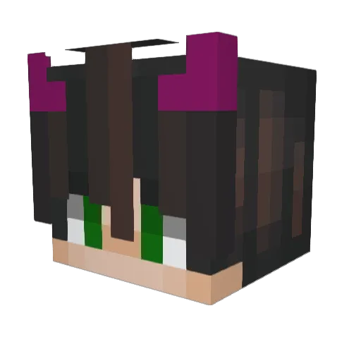Killers4444V Minecraft avatar head, 3D render