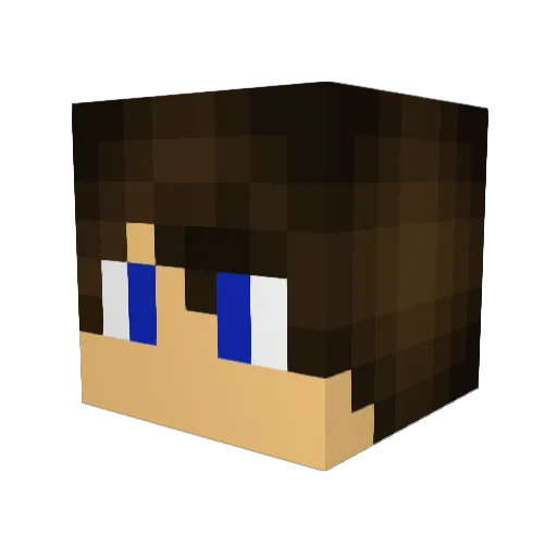 Killers636 Minecraft avatar head, 3D render