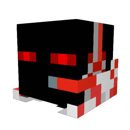 Killerstix Minecraft avatar head, 3D render