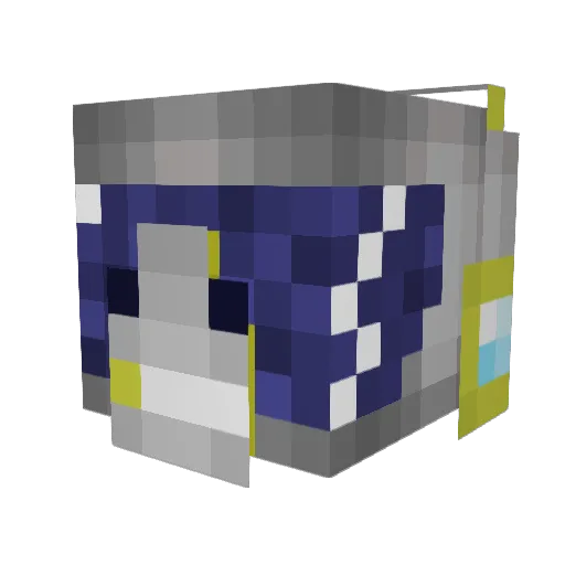Killian50 Minecraft avatar head, 3D render