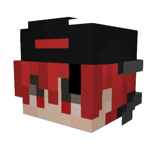 Killian_Dash Minecraft avatar head, 3D render