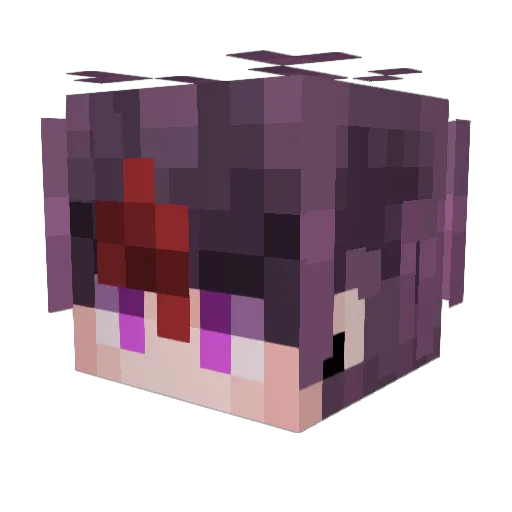 Killiest4 Minecraft avatar head, 3D render