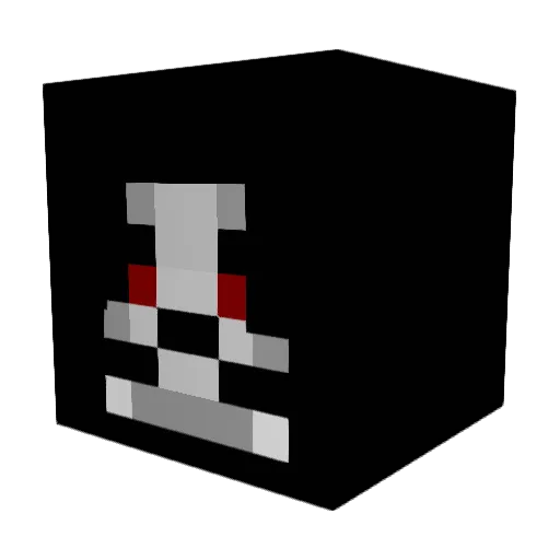 KillingField Minecraft avatar head, 3D render