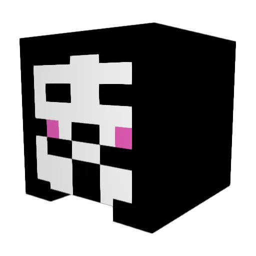KillingSlime Minecraft avatar head, 3D render
