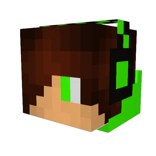 KillingZwagger Minecraft avatar head, 3D render