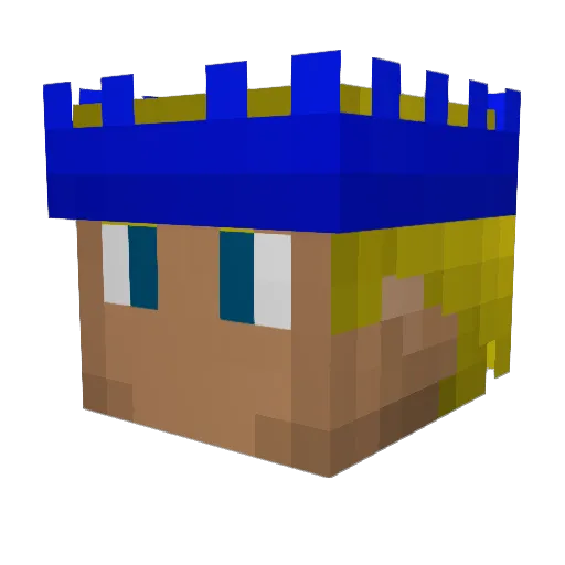 Killjaden Minecraft avatar head, 3D render