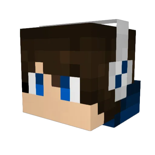 Killjoy_Guy Minecraft avatar head, 3D render