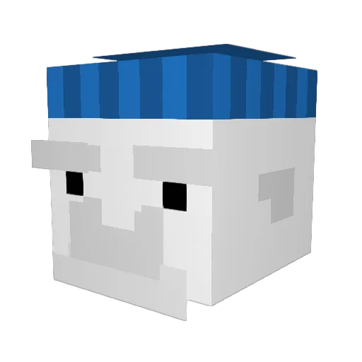 Killmo321 Minecraft avatar head, 3D render