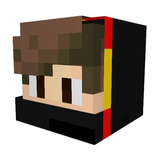 Killmonger5471 Minecraft avatar head, 3D render