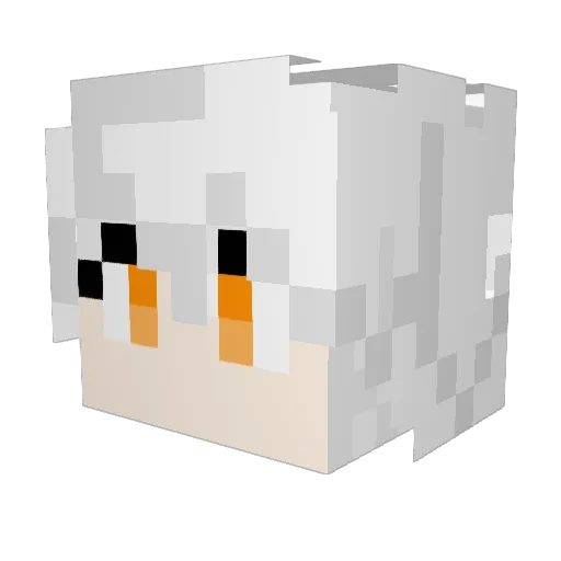 Killmonnks Minecraft avatar head, 3D render
