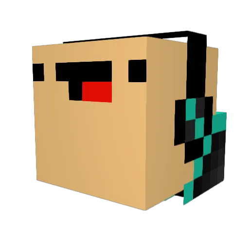 Killmoregame Minecraft avatar head, 3D render