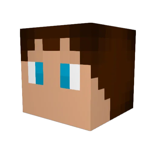 Killo89 Minecraft avatar head, 3D render