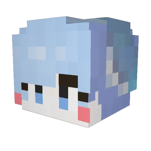 Killo_s Minecraft avatar head, 3D render