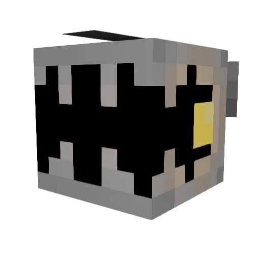 Killoixa Minecraft avatar head, 3D render