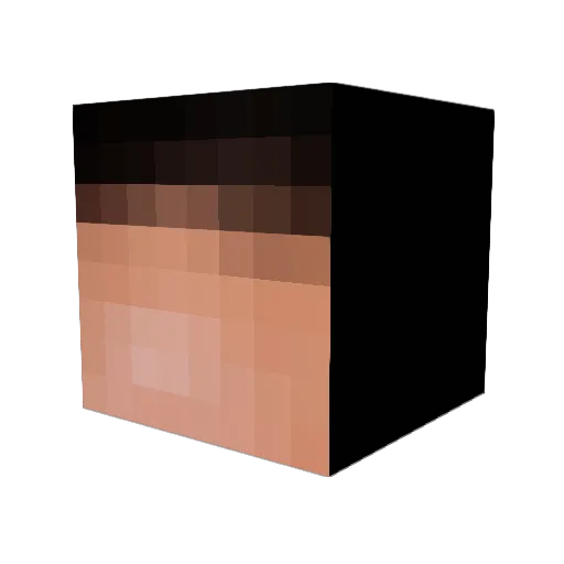 Killoli Minecraft avatar head, 3D render