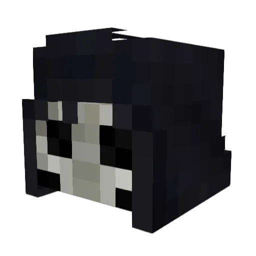 Killordab Minecraft avatar head, 3D render
