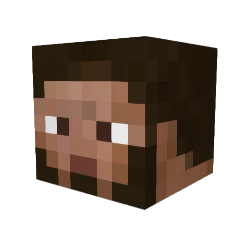 Killordie00 Minecraft avatar head, 3D render