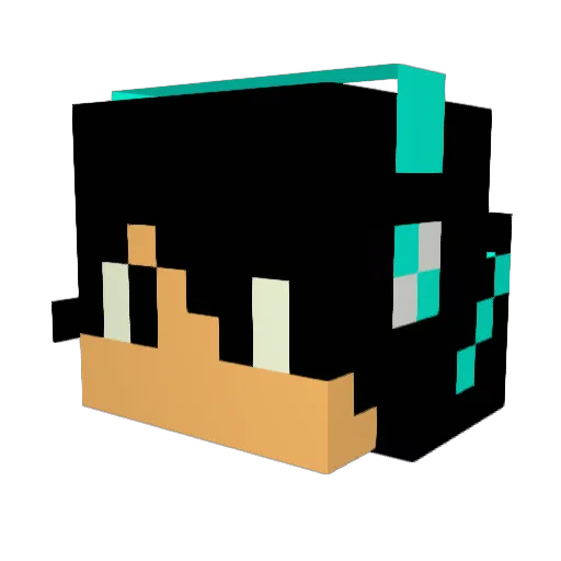 Killstriker445 Minecraft avatar head, 3D render