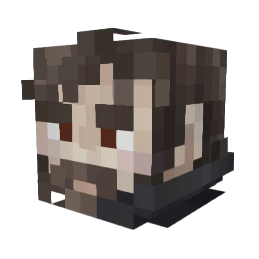 KillswitchApril Minecraft avatar head, 3D render
