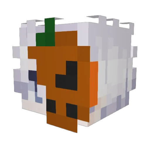 KilluZold Minecraft avatar head, 3D render