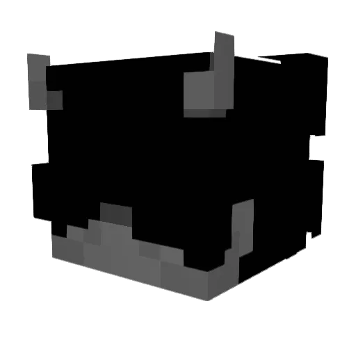 KilluaDaCoca Minecraft avatar head, 3D render