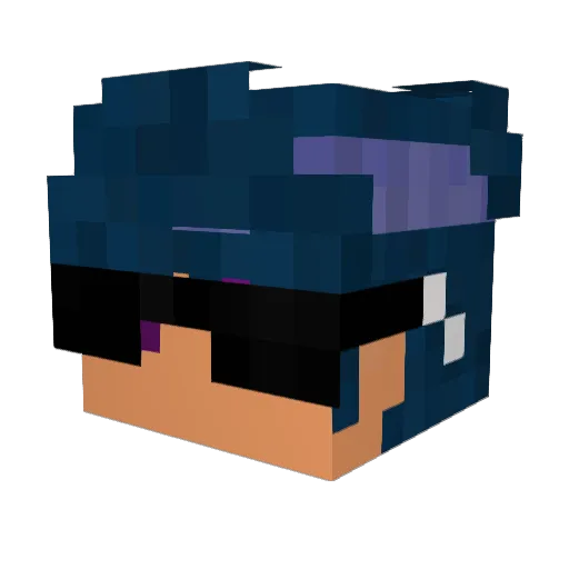 KilluaLZD Minecraft avatar head, 3D render