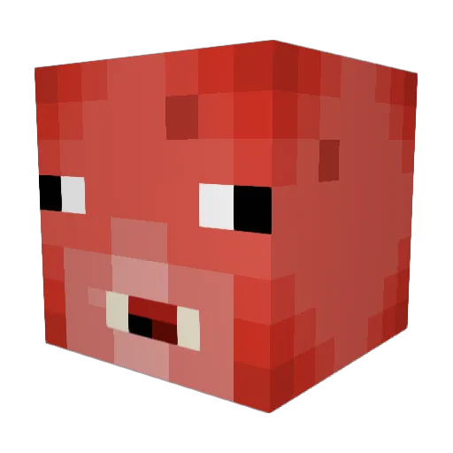 KilluaTH Minecraft avatar head, 3D render
